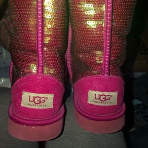 Sequin Pink Uggs